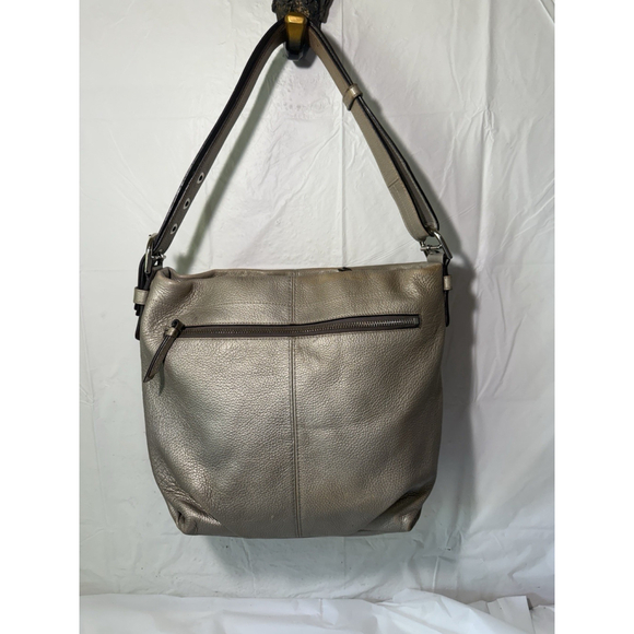 Coach F15064 Duffle Convertible Pebbled Leather Hobo Shoulder Crossbody Bag - Picture 1 of 13